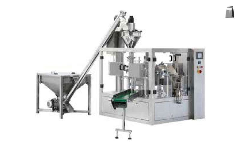 rotary filling sealing packing machine for pre-made bags