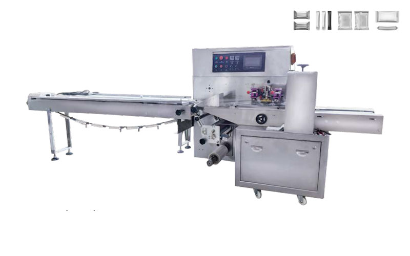 film down-feeding horizontal packing machine