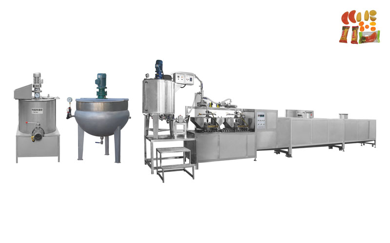 Hard candy/soft candy vacuum servo depositing production line CP-450