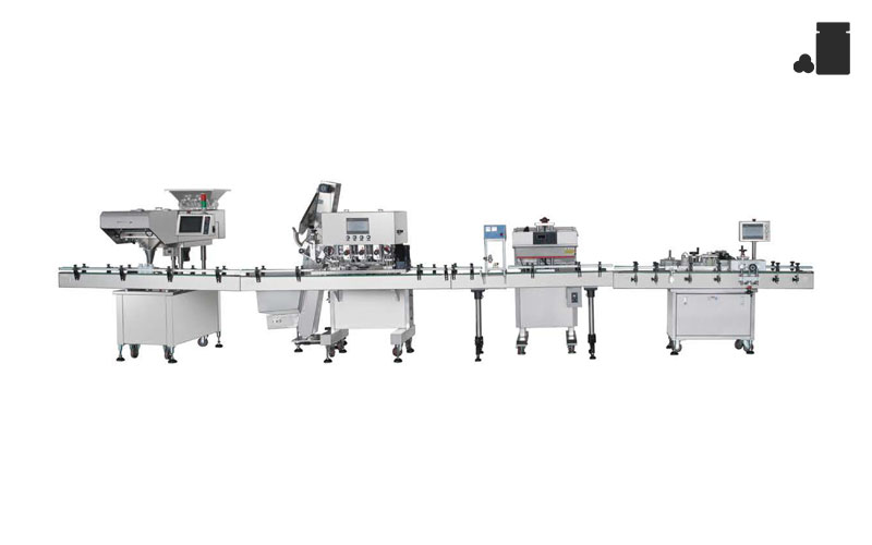 automatic counting and filling line