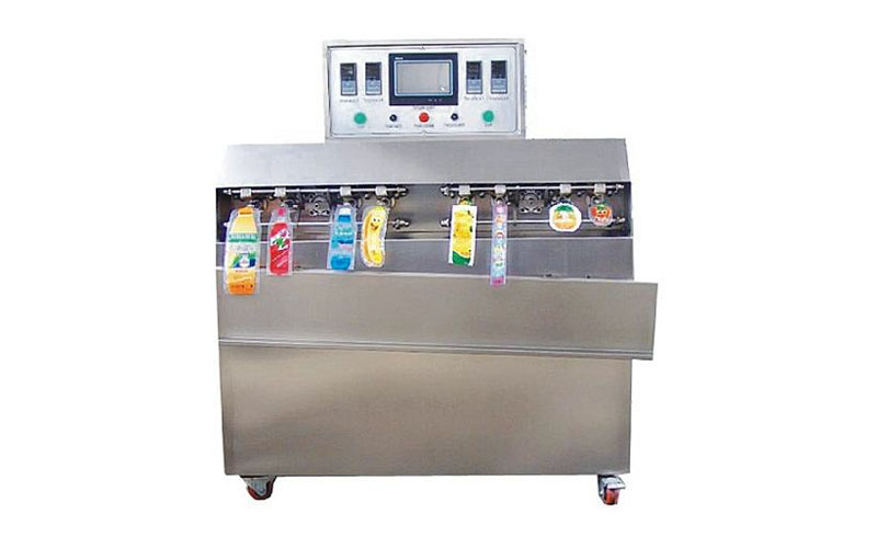 Inflatable bag iling and sealing machine