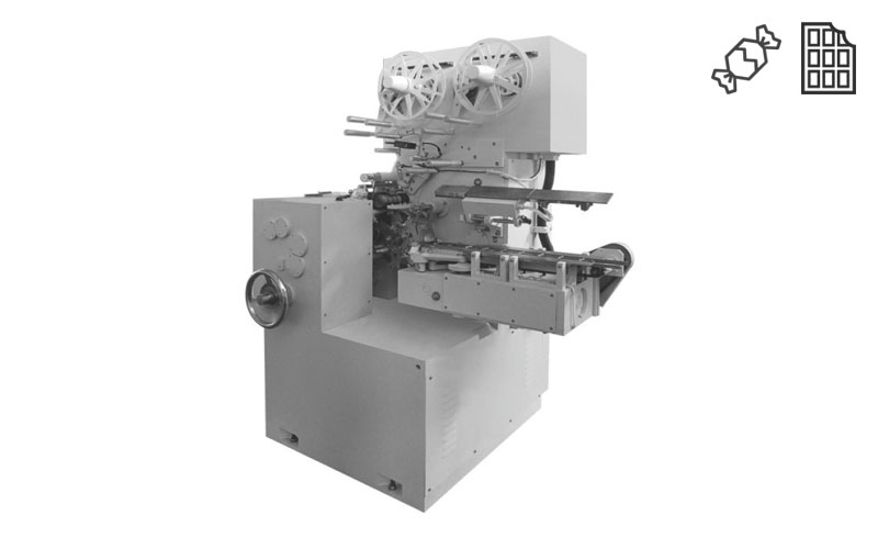 Fold/Twist paper wrapping machine  for bubble gum and cream candy CP-500