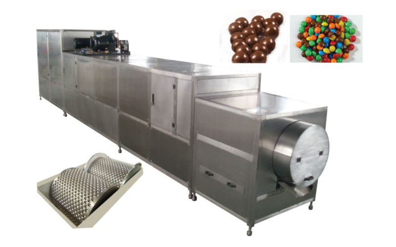 Chocolate bean making machine