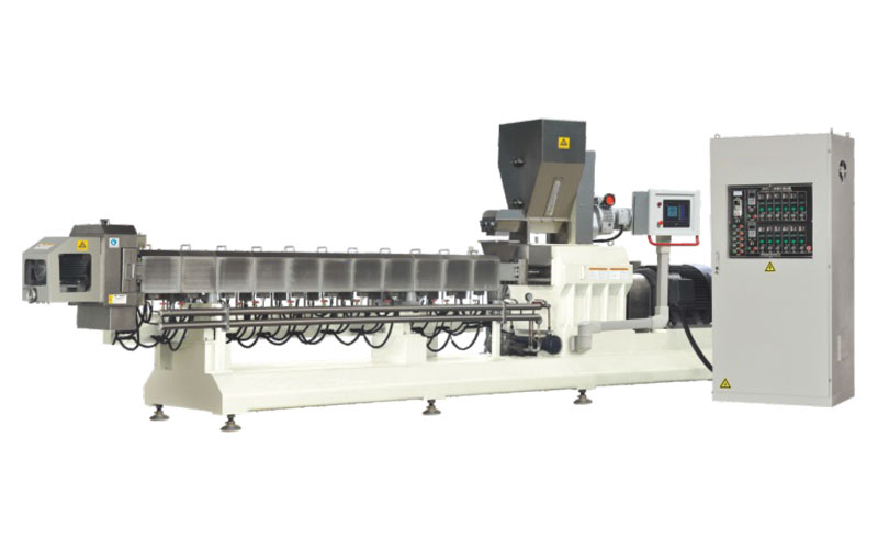 Low moisture texture soya protein twin screw extruder
