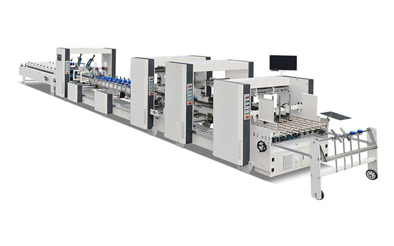 Auto High Speed Corrugated Folder Gluer Machine