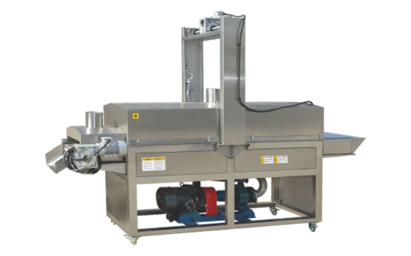 Oil-Curtain Fryer