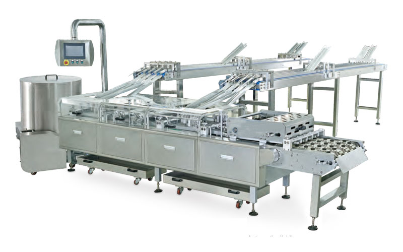 Automatic Four Lane High Speed Sandwiching Machine 