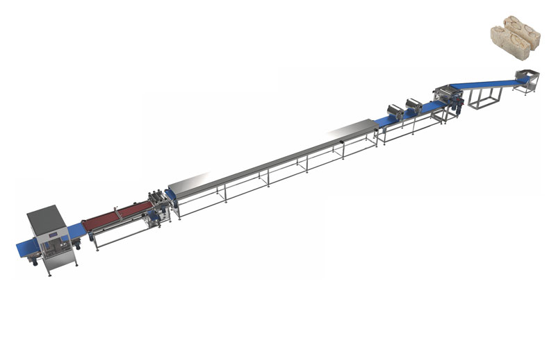 nougat bar forming line