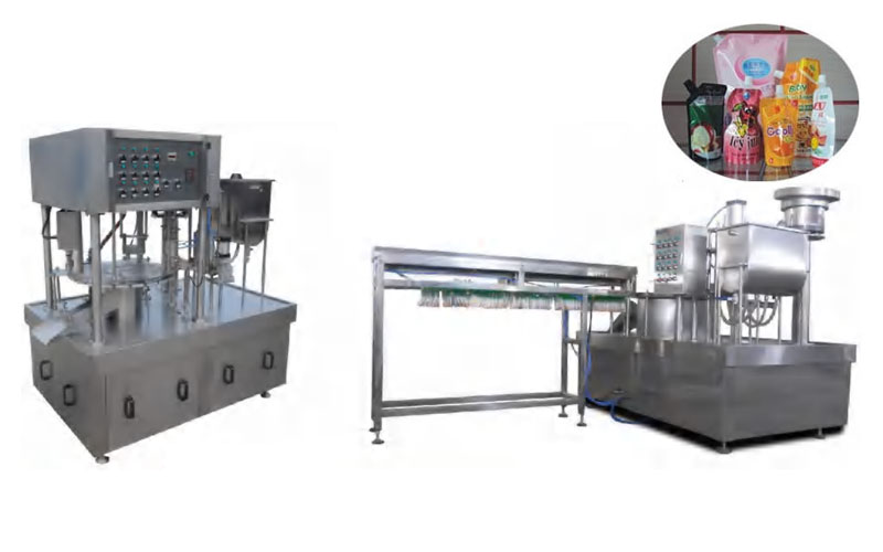stand-up pouch fling and cap-screwing machine CPD-B/C series 