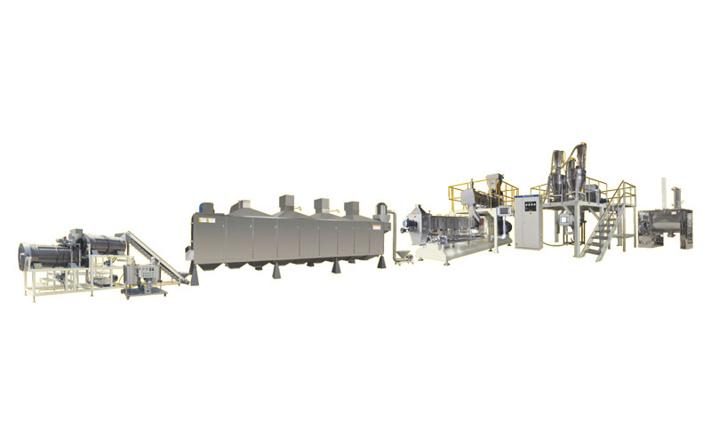 Pet food / Fish feed / Dog chews processing line